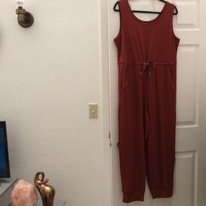 Burnt Orange Boho Jumpsuit